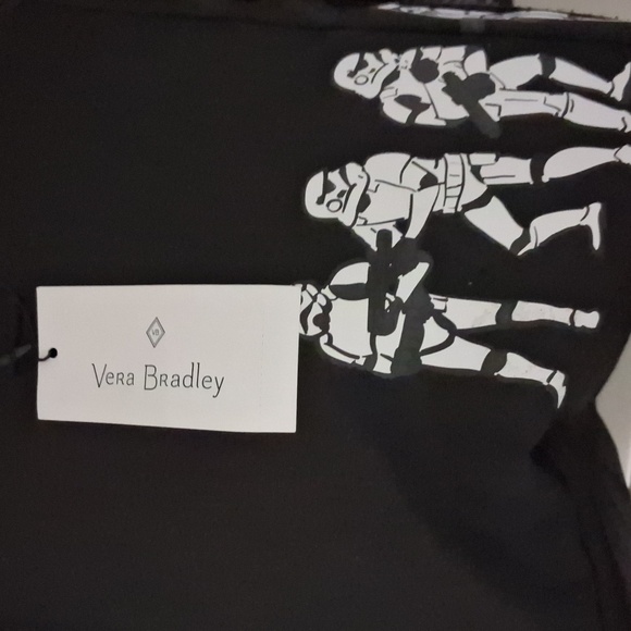 Star Wars Black VERA BRADLEY Cooler/ Lunch Bag Black And White - Picture 6 of 9